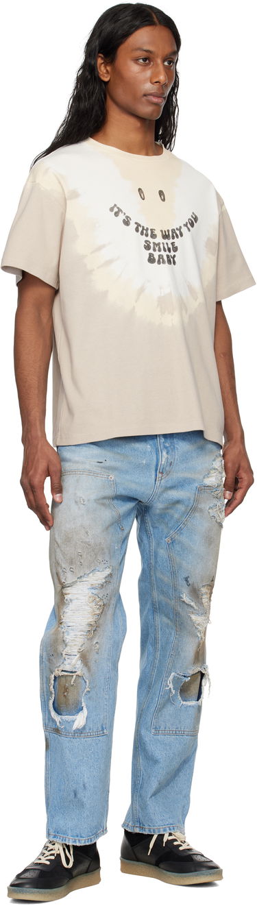 Tričko Maison Margiela MM6 Maison Margiela Tie-Dyed T-Shirt Béžová | SH2GC0025 M20110, 3