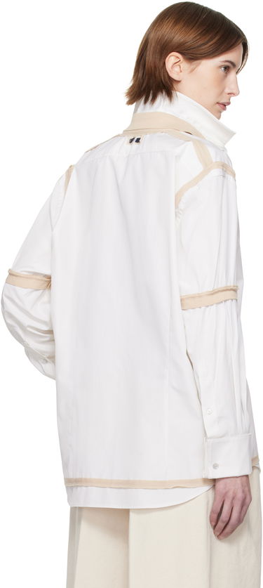 Košeľa Maison Margiela Maison Margiela Contrast Trim Shirt Biela | S51DT0018 M35391, 2