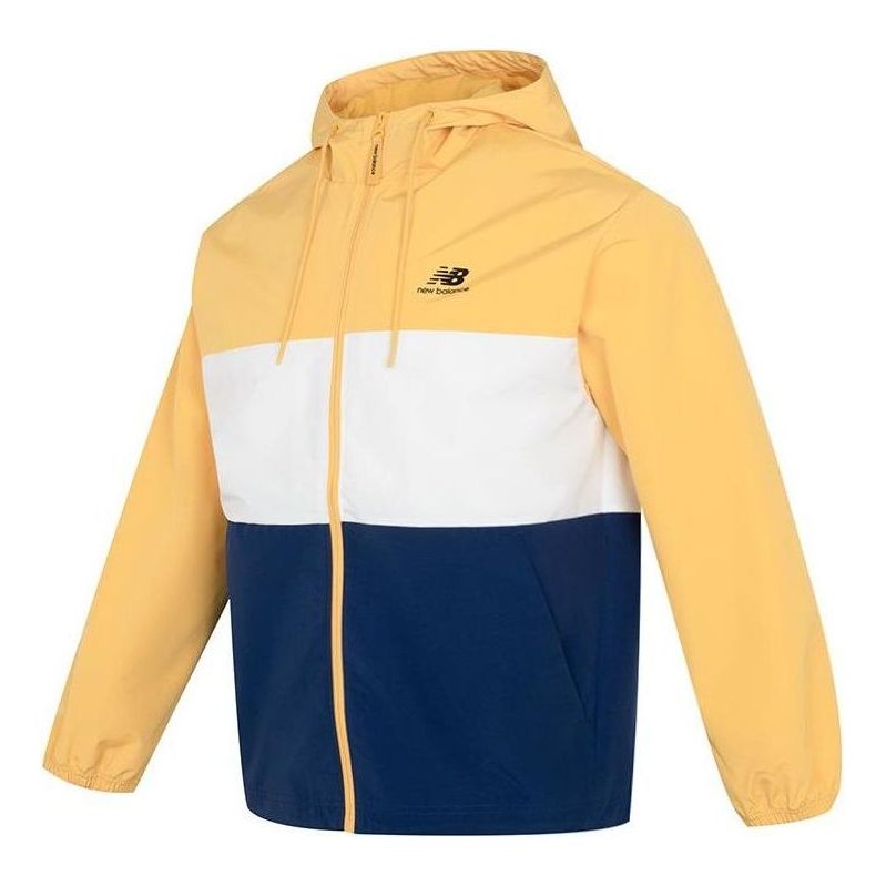 Vetrovka New Balance Lifestyle Hooded Jacket Žltá | 5AD38011-YL, 0