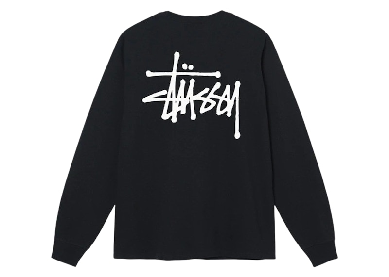 Tričko Stüssy Long Sleeve Graphic Tee Čierna | 1994762/1994762M