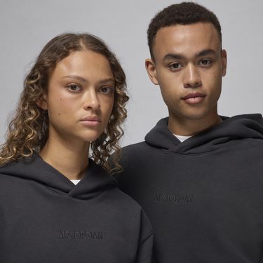 Mikina Jordan Fleece Wordmark Hoodie Čierna | FZ3952-045, 4