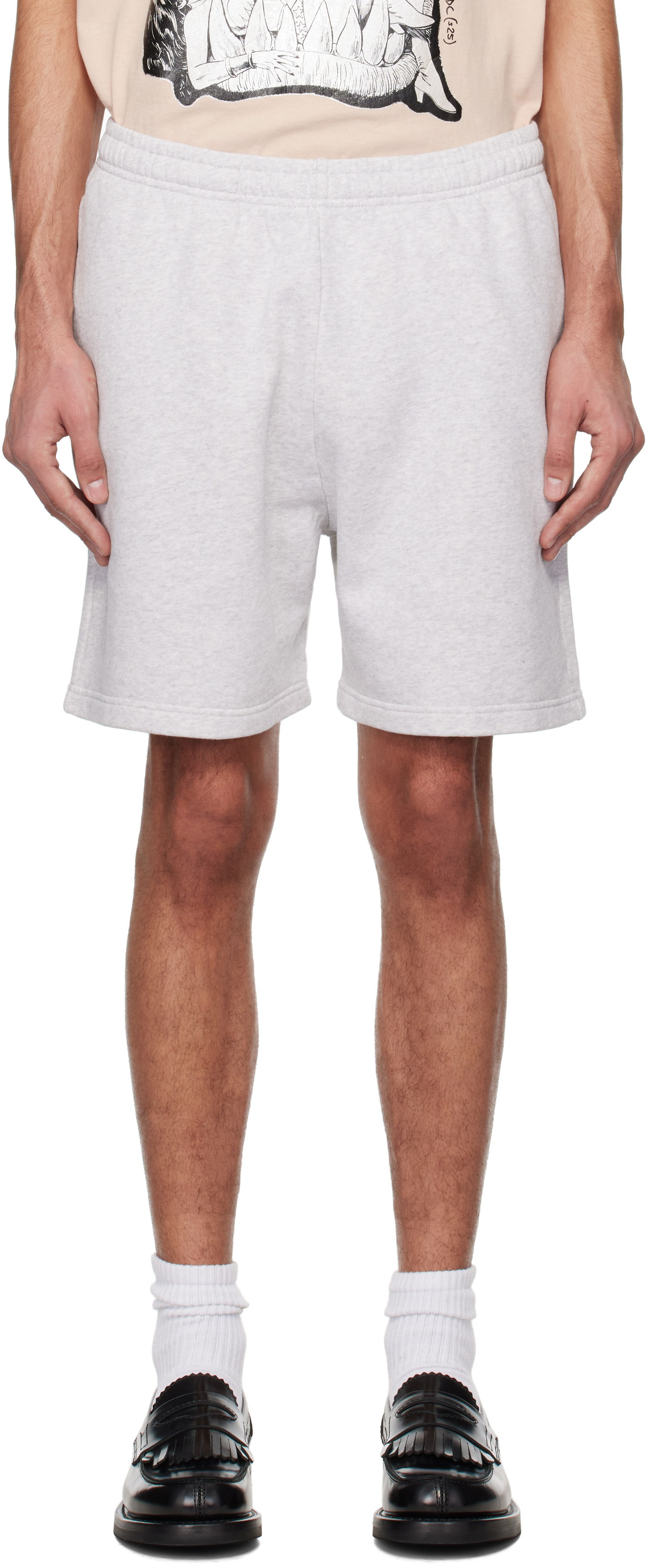 Šortky Acne Studios Organic Cotton Shorts Šedá | CE0063-, 0
