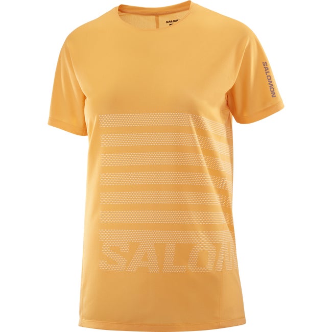 Tričko Salomon Aero Graphic T-Shirt Oranžová | LC2696800, 1