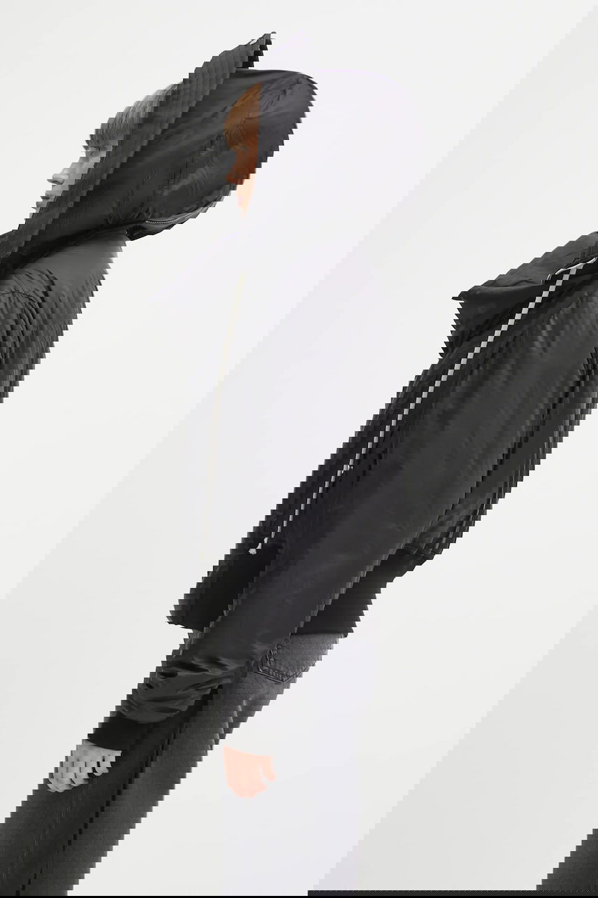 Parka Rick Owens Rick Owens DRKSHDW Cropped Alice Parka Oversize Čierna | DS02E7731.NP, 1
