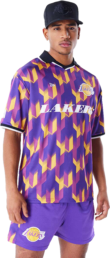 Dres New Era NBA LA Lakers Geometric Pattern Soccer Jersey Rôznofarebný | 60565029-60565029, 0
