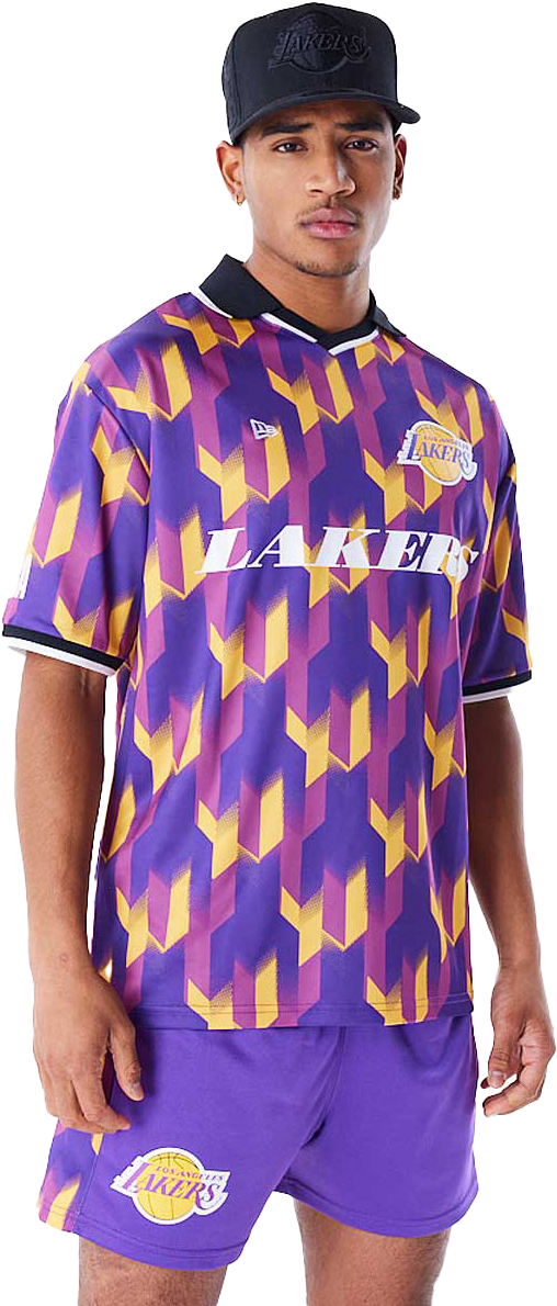 Dres New Era NBA LA Lakers Geometric Pattern Soccer Jersey Rôznofarebný | 60565029-60565029