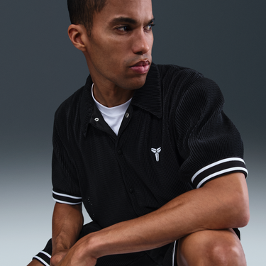 Košeľa Nike Kobe Pleated Short-Sleeve Basketball Top - Size: S Čierna | IB0020-010, 3