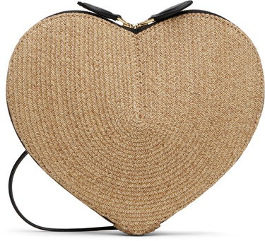 Kabelka Alaïa ALAÏA 'Le Cœur' Raffia Heart Bag Béžová | AA1P003CA573, 0