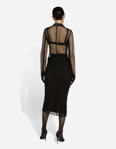Sukňa Dolce & Gabbana Calf-length Pencil Skirt Čierna | F4C0CTHLM83N0000, 3