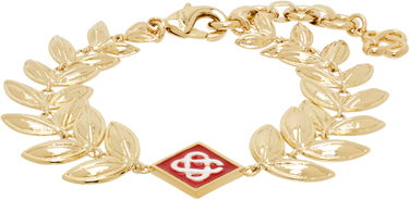 Náramok Casablanca Laurel Leaf Gold Bracelet Metalická | APS25-JW-254-01, 0