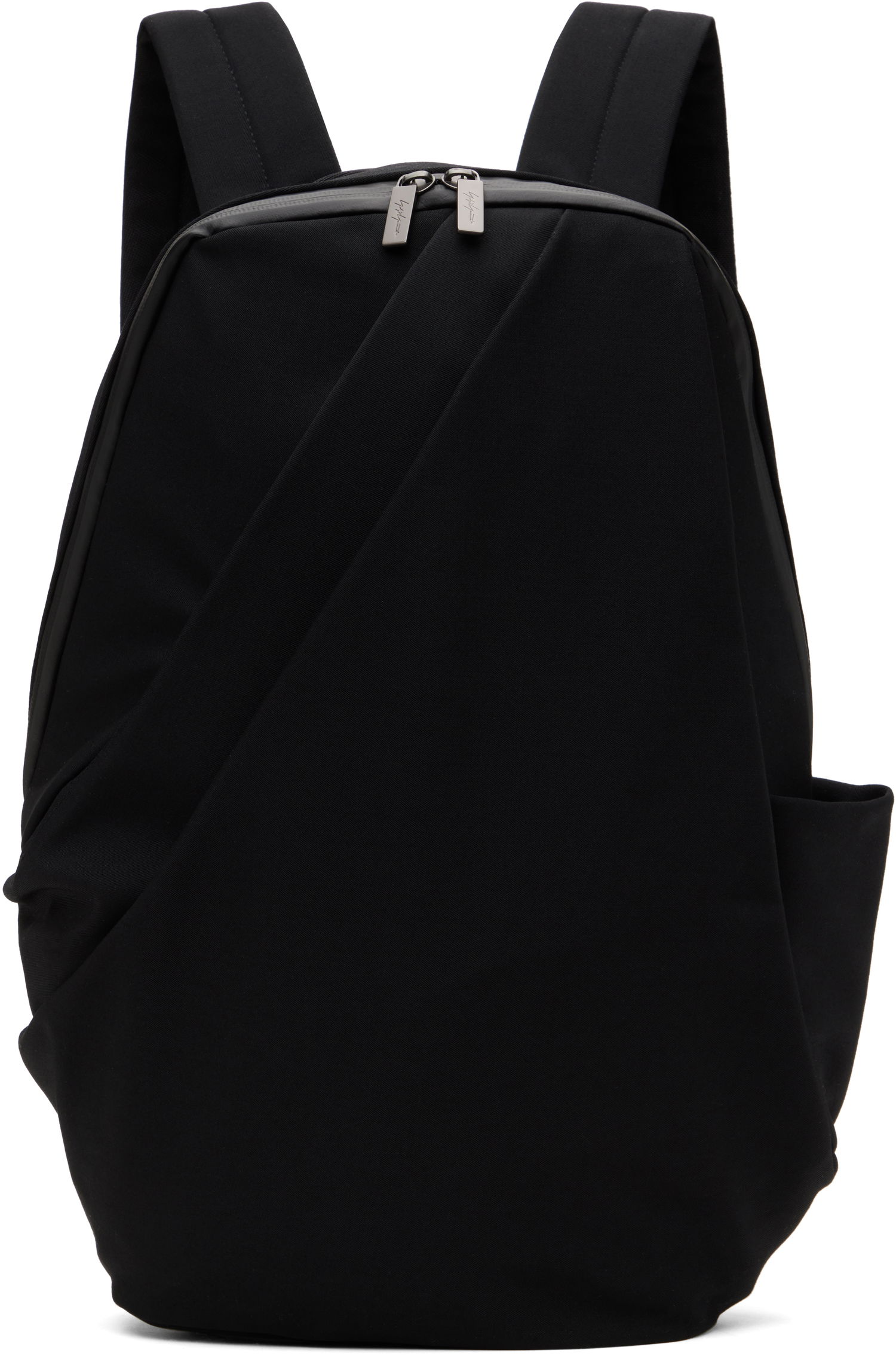 Batoh Yohji Yamamoto YOHJI YAMAMOTO Wool Gabardine Nylon Tuck Backpack Čierna | HP-I05-860, 0