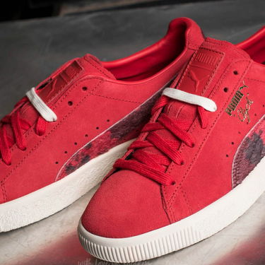 Tenisky a topánky Puma Clyde x Packer High Risk Red-Whisper White Červená | 36350702, 6