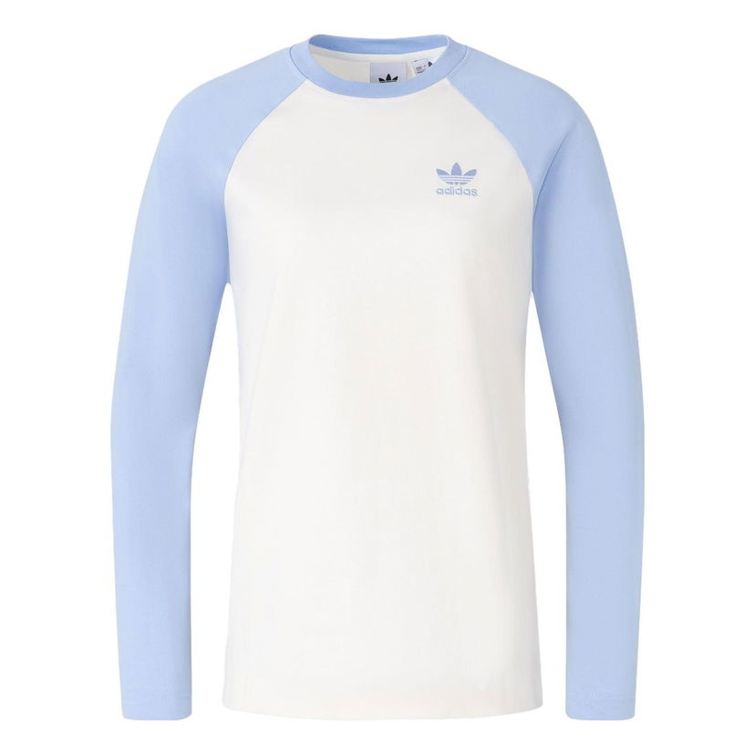 Tričko adidas Originals Men's Long Sleeve Baseball T-Shirt Biela | IS5376