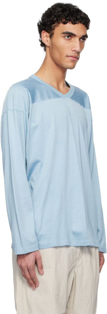 Sveter NANAMICA nanamica Rayon Cotton Long Sleeve T-Shirt Béžová | S25SH015U, 4