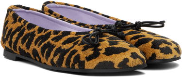 Tenisky a topánky Stella McCartney Ryder Leopard Ballerina Flats Hnedá | 810518AFACV0, 3