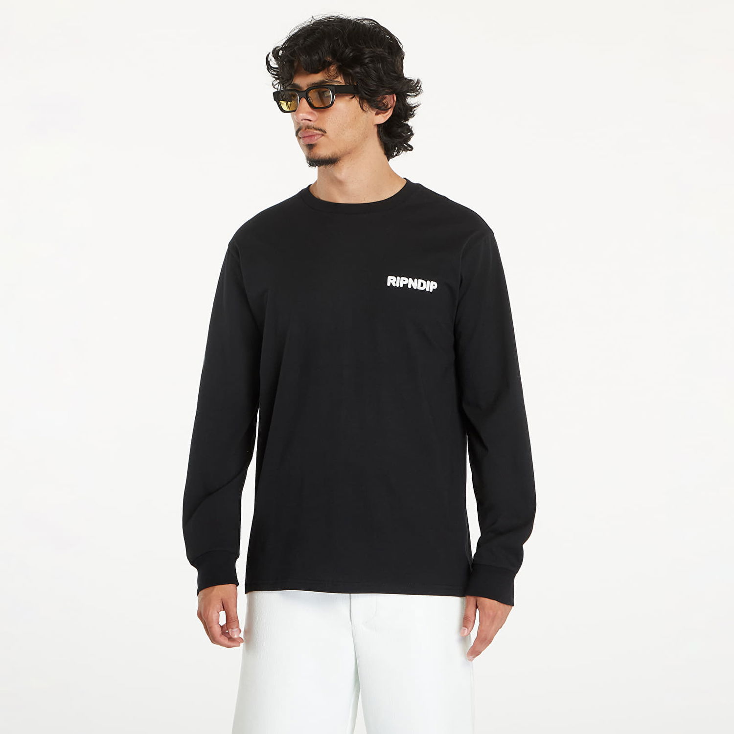 Tričko RIPNDIP Pet Kitties Long Sleeve Tee Black Čierna | RNDSUM24133, 0