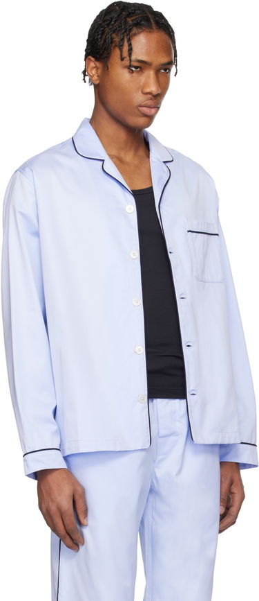 Pyžamo TEKLA Long-Sleeved Pyjama Modrá | SWT-BLU, 1