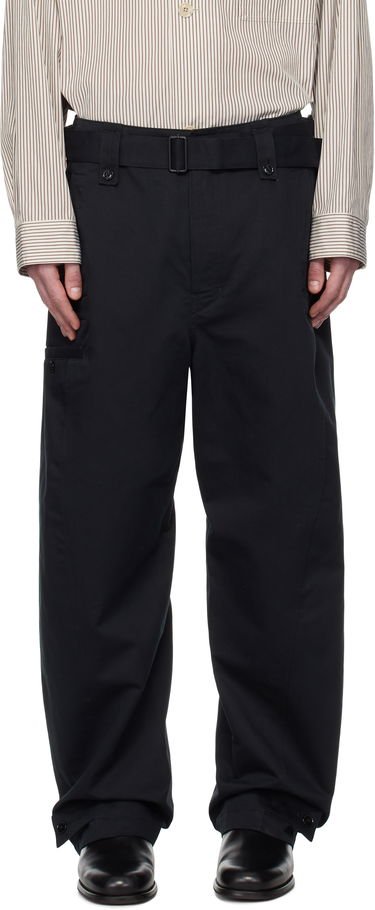 Nohavice LEMAIRE Lemaire Twisted Trousers Čierna | PA1147 LF1309, 0