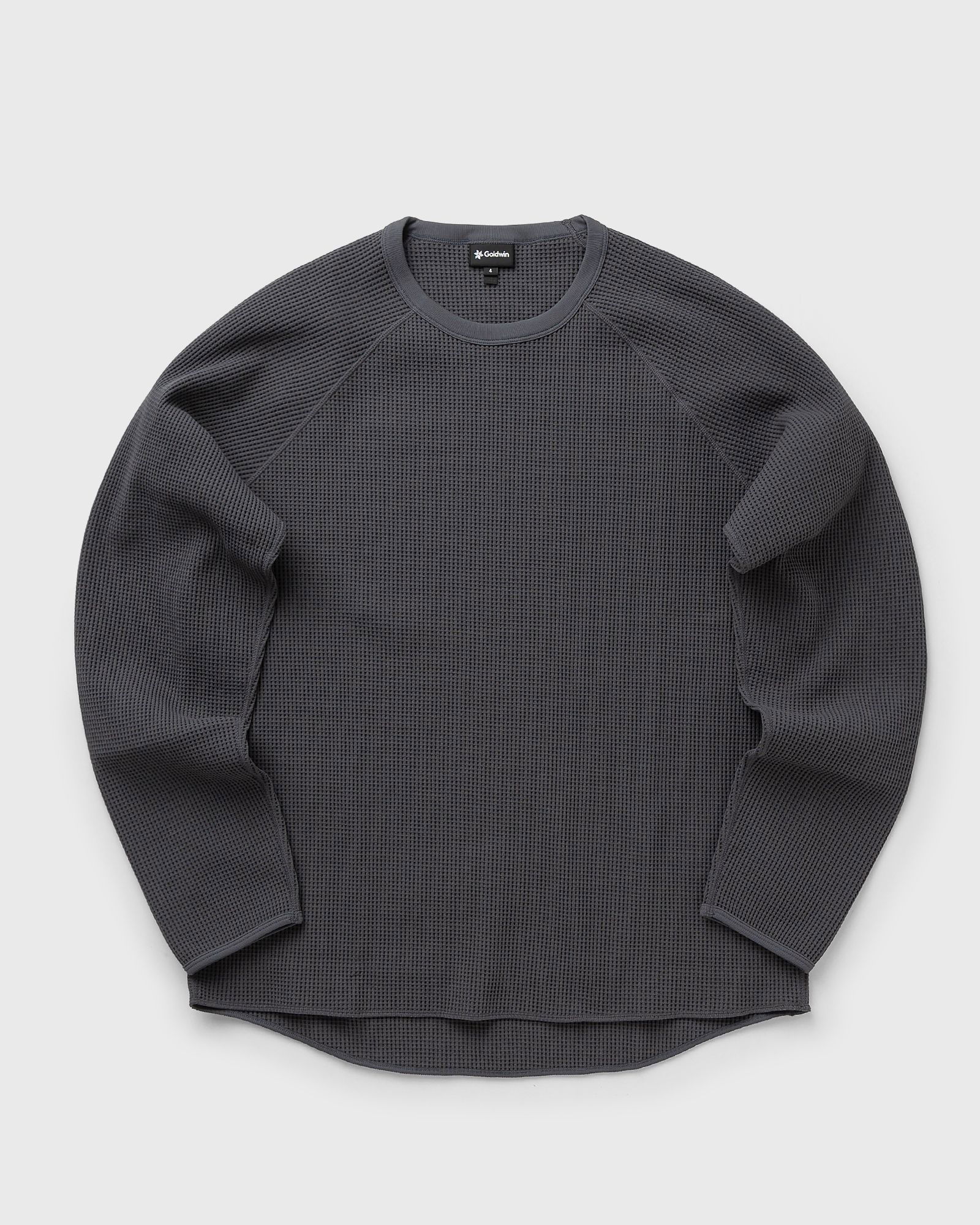 Waffle Knit Long Sleeve T-Shirt