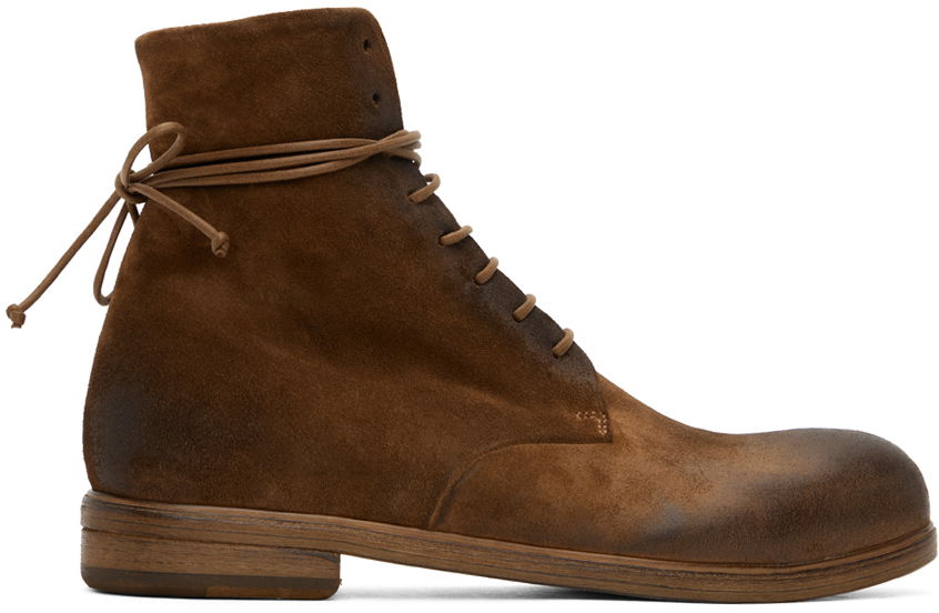 Starostlivosť o obuv Marsèll Marsèll Zucca Media Suede Boots Hnedá | MM4570 141320, 0
