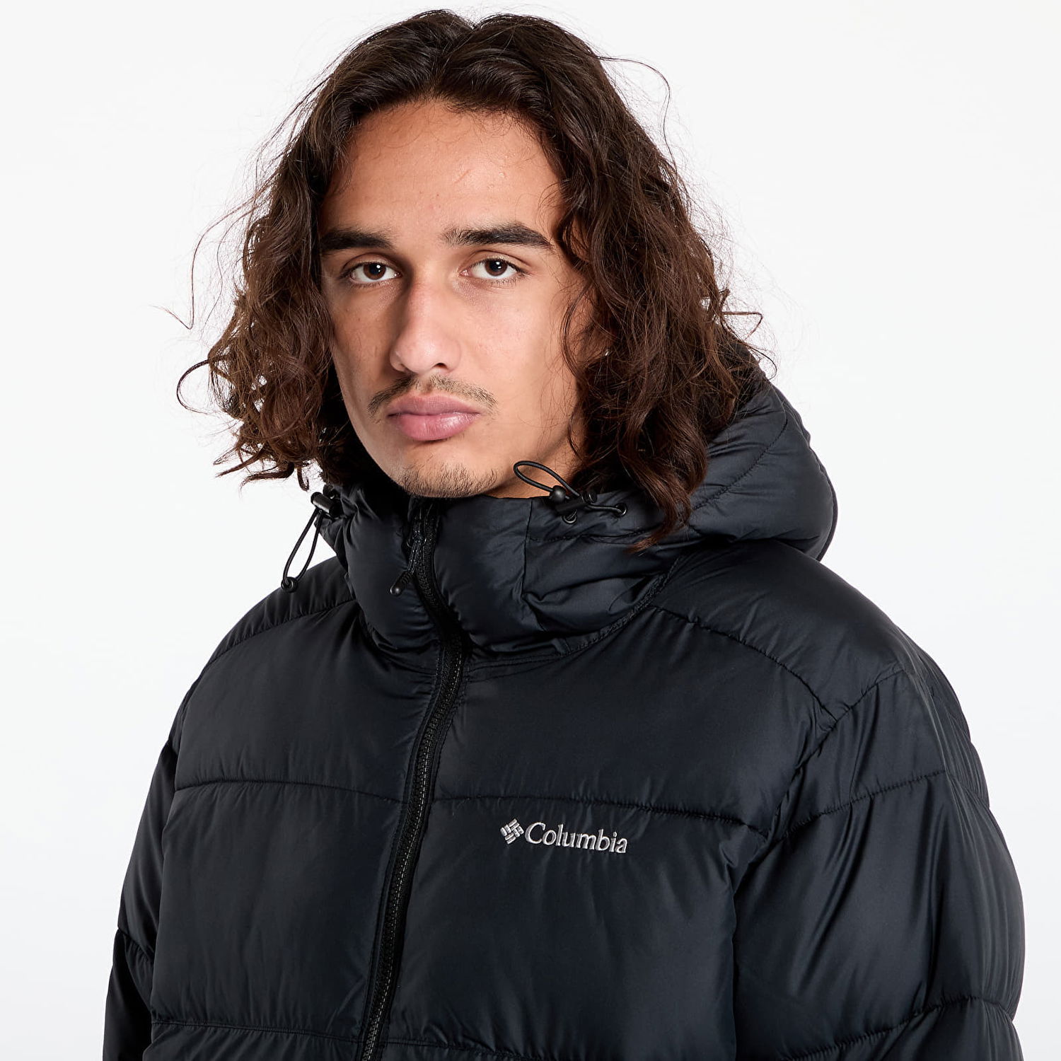 Prešívaná bunda Columbia Pike Lake™ II Hooded Jacket Black Čierna | 2050931012, 1