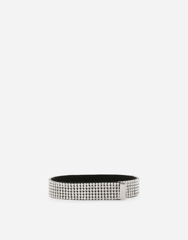 Opasok Dolce & Gabbana Dolce & Gabbana Crystal Mesh Choker Čierna | WNP4J2W1111G1012, 1