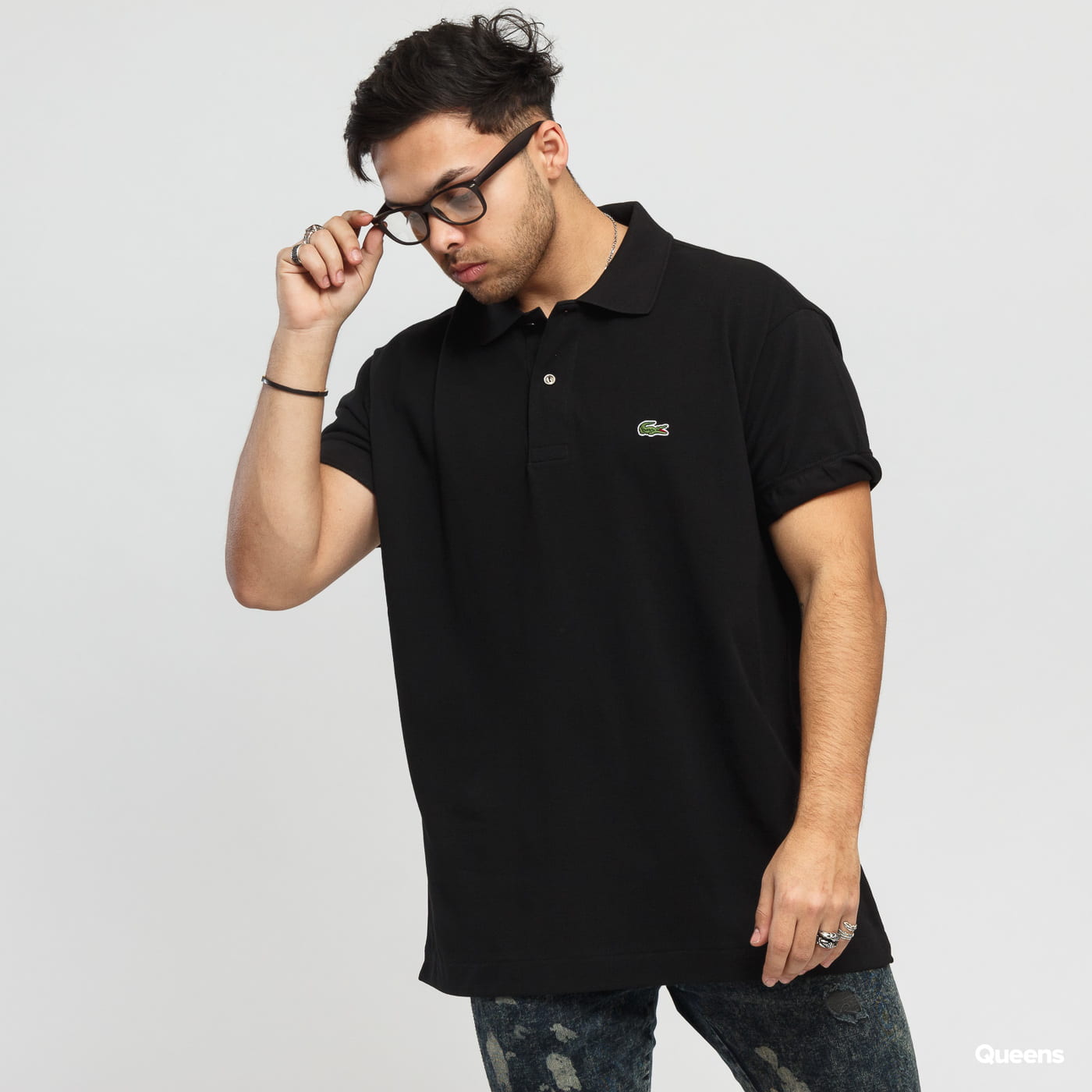 Polo tričko Lacoste Classic Polo Čierna | L1212 031 T3, 0