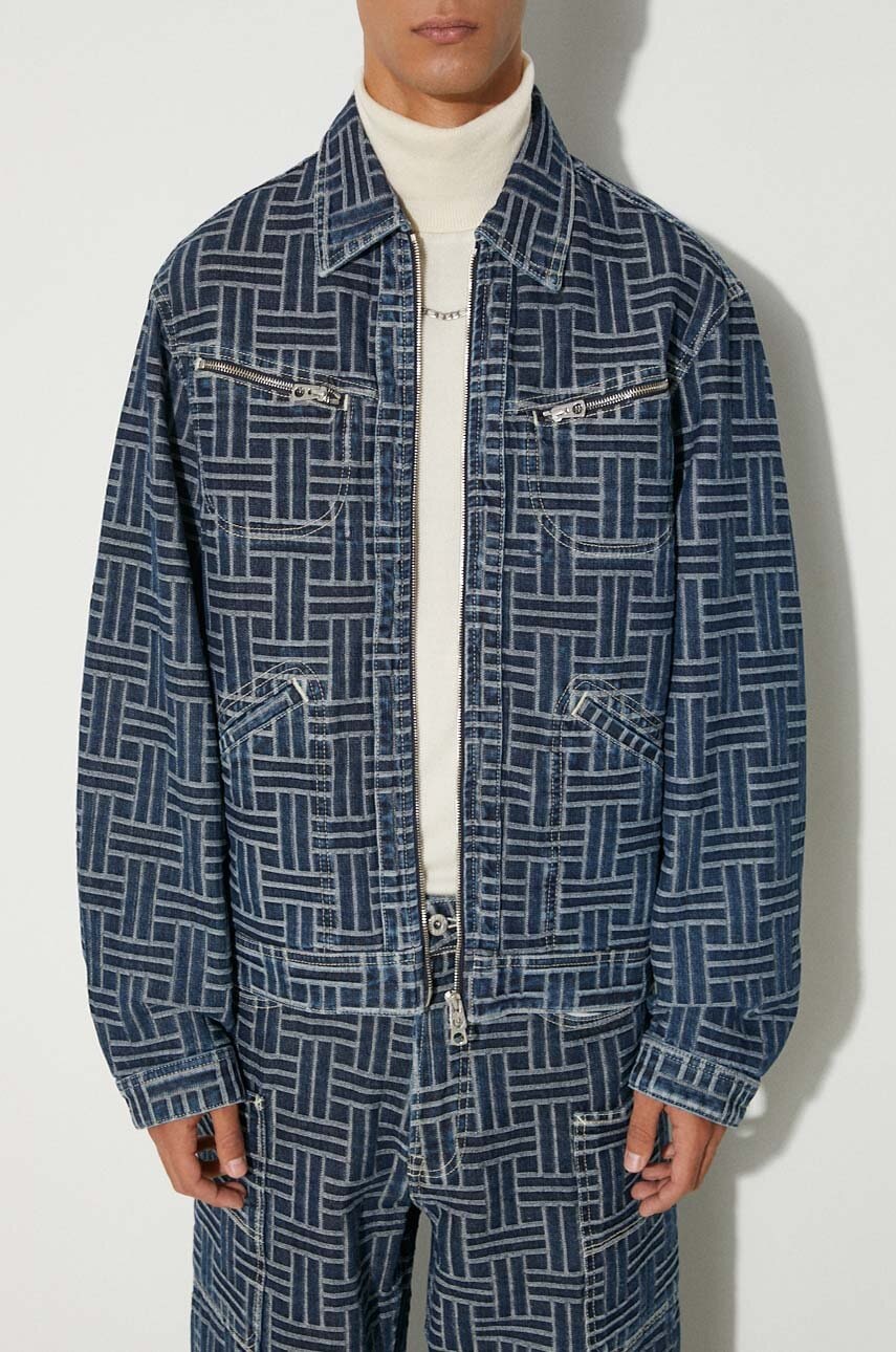 Bunda KENZO Transitional Oversize Trucker Weave Denim Jacket Rôznofarebný | FE65DV3106J2.DD, 0