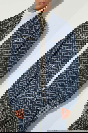 Bunda KENZO Transitional Oversize Trucker Weave Denim Jacket Rôznofarebný | FE65DV3106J2.DD, 0