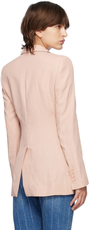 Bunda Stella McCartney Stella McCartney Women's Peaked Lapel Blazer Ružová | 6500383STA49, 2