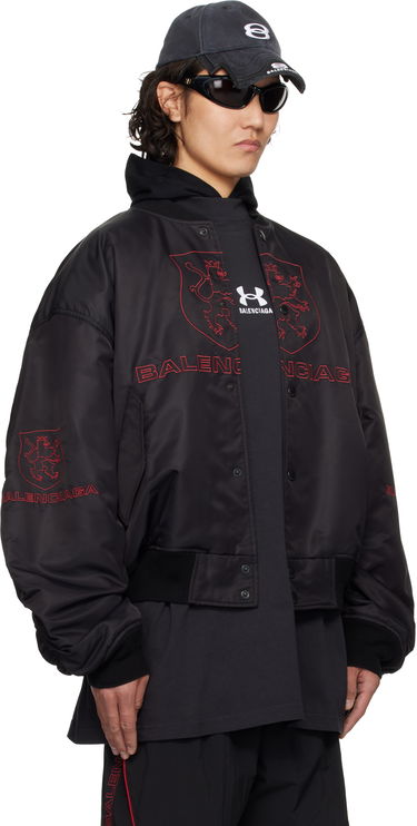 Bomber bunda Balenciaga Balenciaga Lion Club Varsity Bomber Jacket Čierna | 814123TRO51, 1