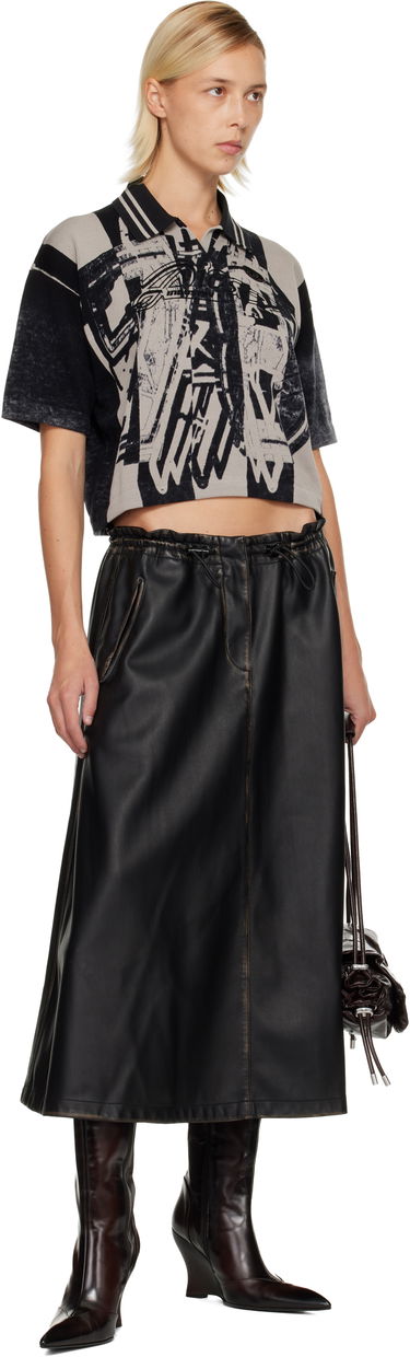 Polo tričko Diesel M-Oliba Cropped Short Sleeve Graphic Knit Polo Rôznofarebný | A19666 0NKCJ, 3