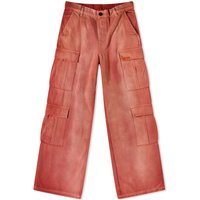 Cargo nohavice HERON PRESTON Distressed Canvas Cargo Červená | HWCF008F23FAB0022500, 1