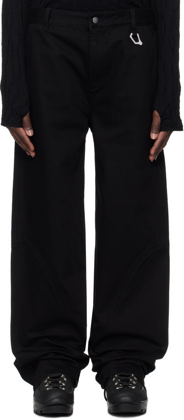 Nohavice HELIOT EMIL Heliot Emil Basalt Wide-Leg Jeans Čierna | PRESS25_M_10_189_BLK01, 0