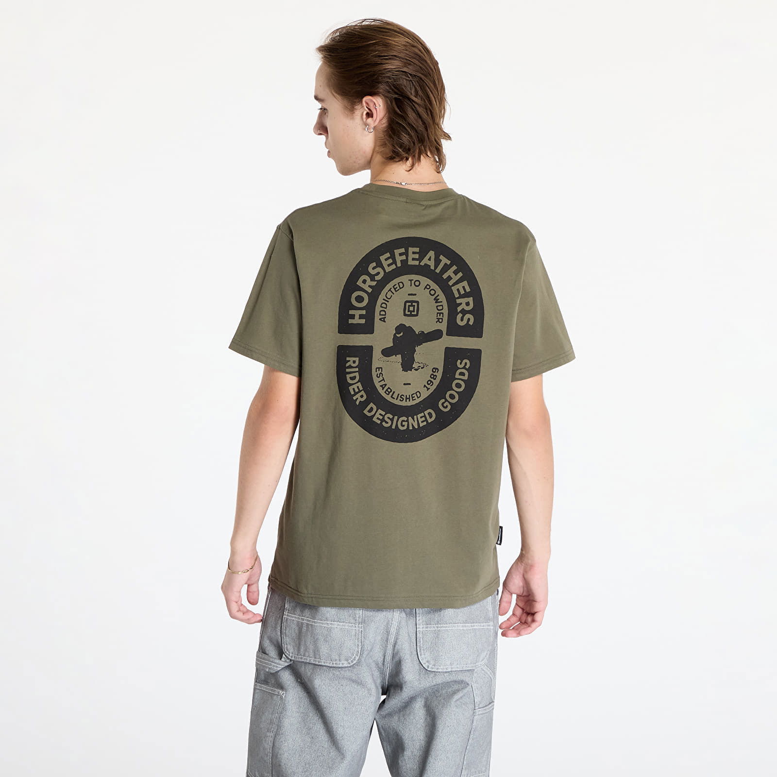 Powder Badge II T-Shirt Burnt Olive M