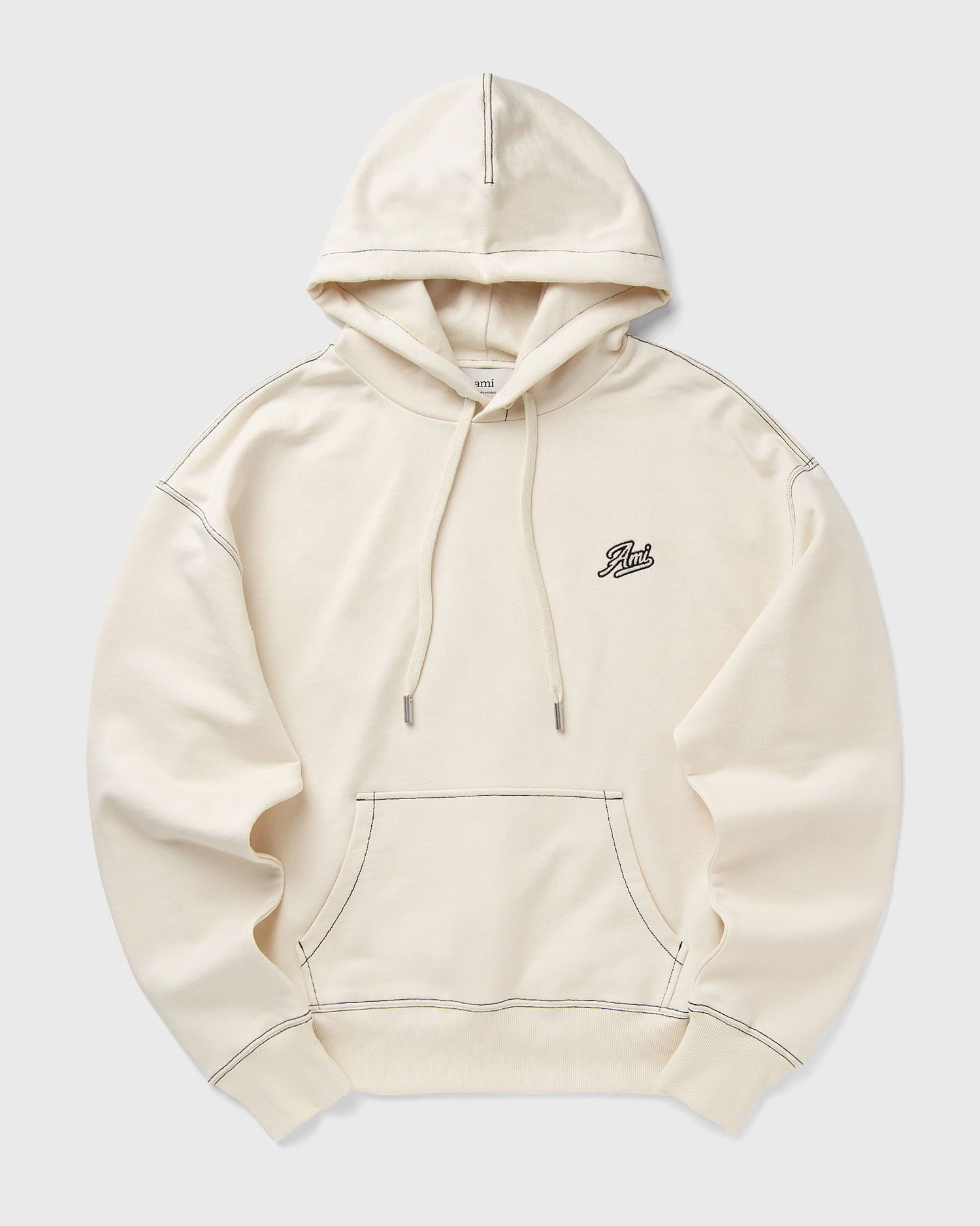 Mikina AMI AMI Paris Oversized Hoodie Béžová | HSW229.JE0098-136, 0