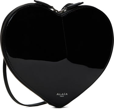 Taška cez rameno Alaïa Heart Shaped Patent Leather Crossbody Bag Čierna | AA1P003CA189, 1