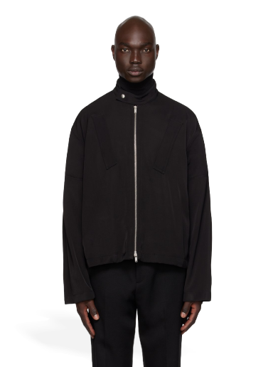 Bunda Jil Sander Zip Biker Jacket Čierna | J21BN0127 J65141