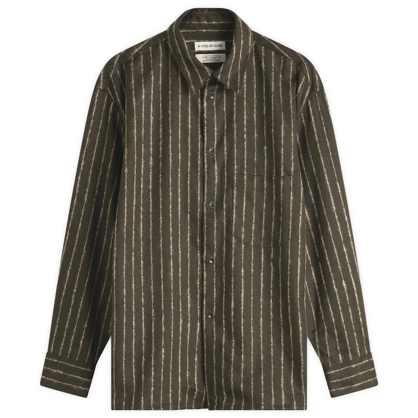 Košeľa A Kind of Guise A Kind of Guise Gusto Striped Shirt, Size Small Zelené | 107-14626-641