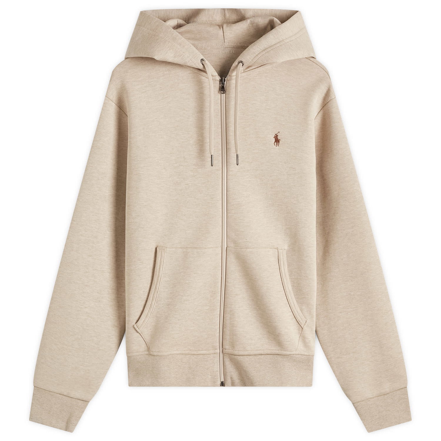 Mikina Polo by Ralph Lauren Ralph Lauren Double Knit Zip Hoodie, Size Large Béžová | 710881517049, 0