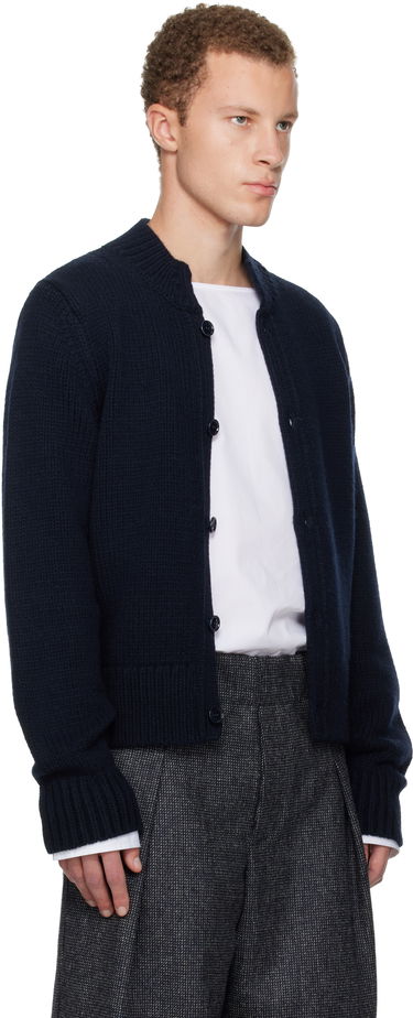Sveter Dries Van Noten Merino Wool Knitted Cardigan Béžová | 252-021247-2710, 4