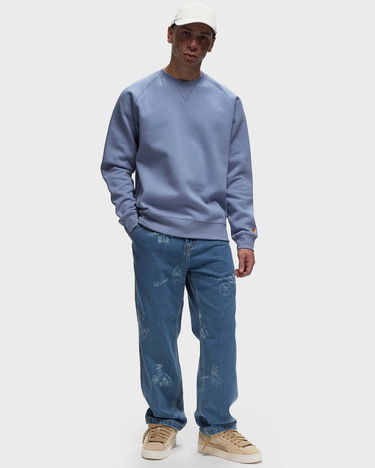 Mikina Carhartt WIP Chase Sweat Modrá | I033660-29X.XX, 1