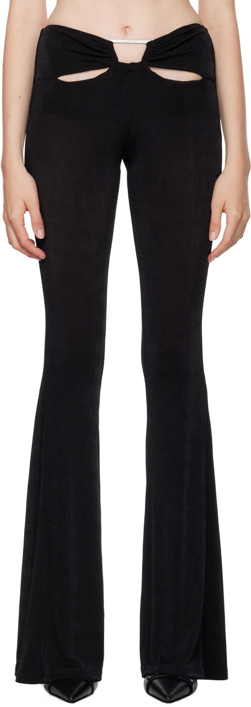 Nohavice MISBHV Cutout Flared Trousers Čierna | 241W309, 0