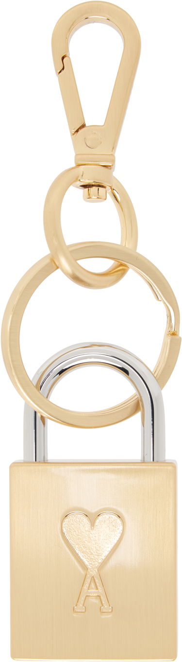 Kľúčenka AMI AMI Paris De Coeur Padlock Keychain Metalická | UKR912.369, 0
