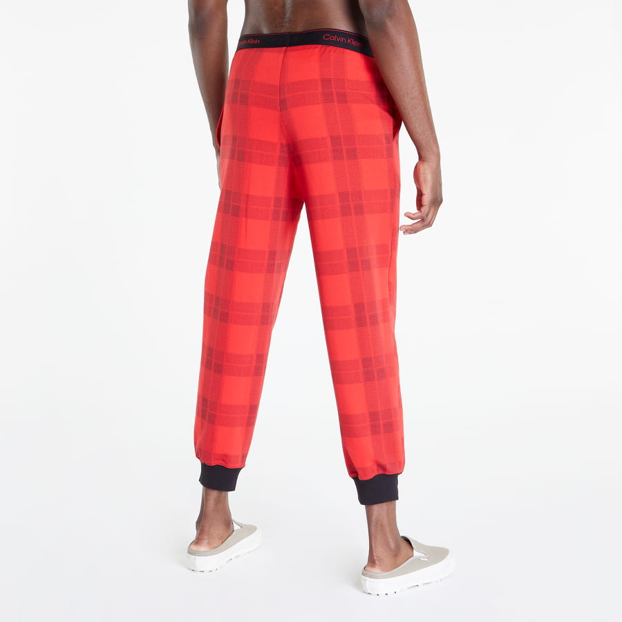 Tepláky CALVIN KLEIN Mc Holiday Lounge Jogger Červená | NM2380E 5VN, 1