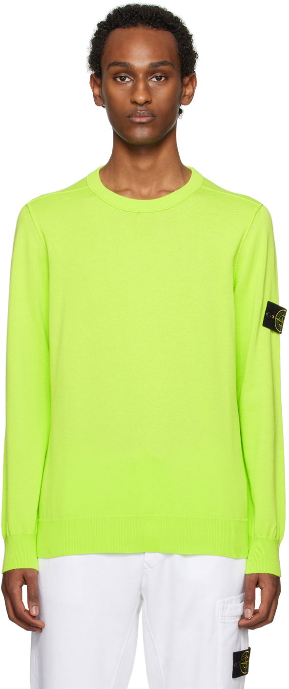 Sveter Stone Island Patch Sweater Zelené | 8015540B2, 0