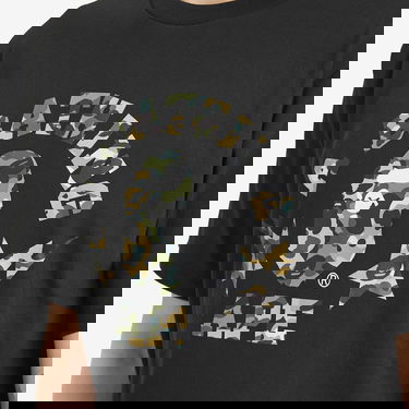Tričko BAPE Bathing Ape 1St Camo Crazy Sta College T-Shirt, Size Large Čierna | 001TEL301016M-BLK, 5