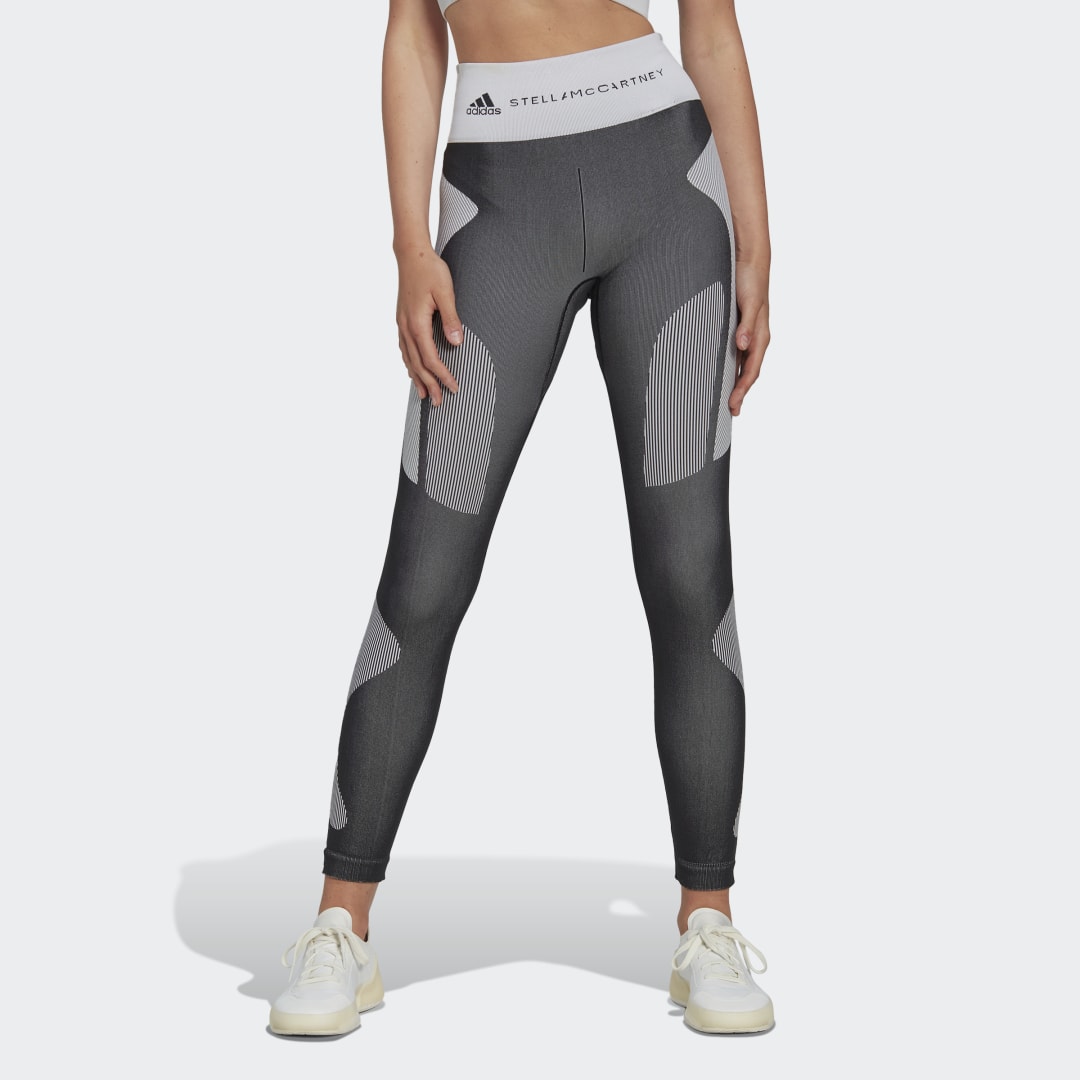 Legíny adidas Originals by Stella McCartney TrueStrength Seamless Training Leggings Čierna | HM3879, 0