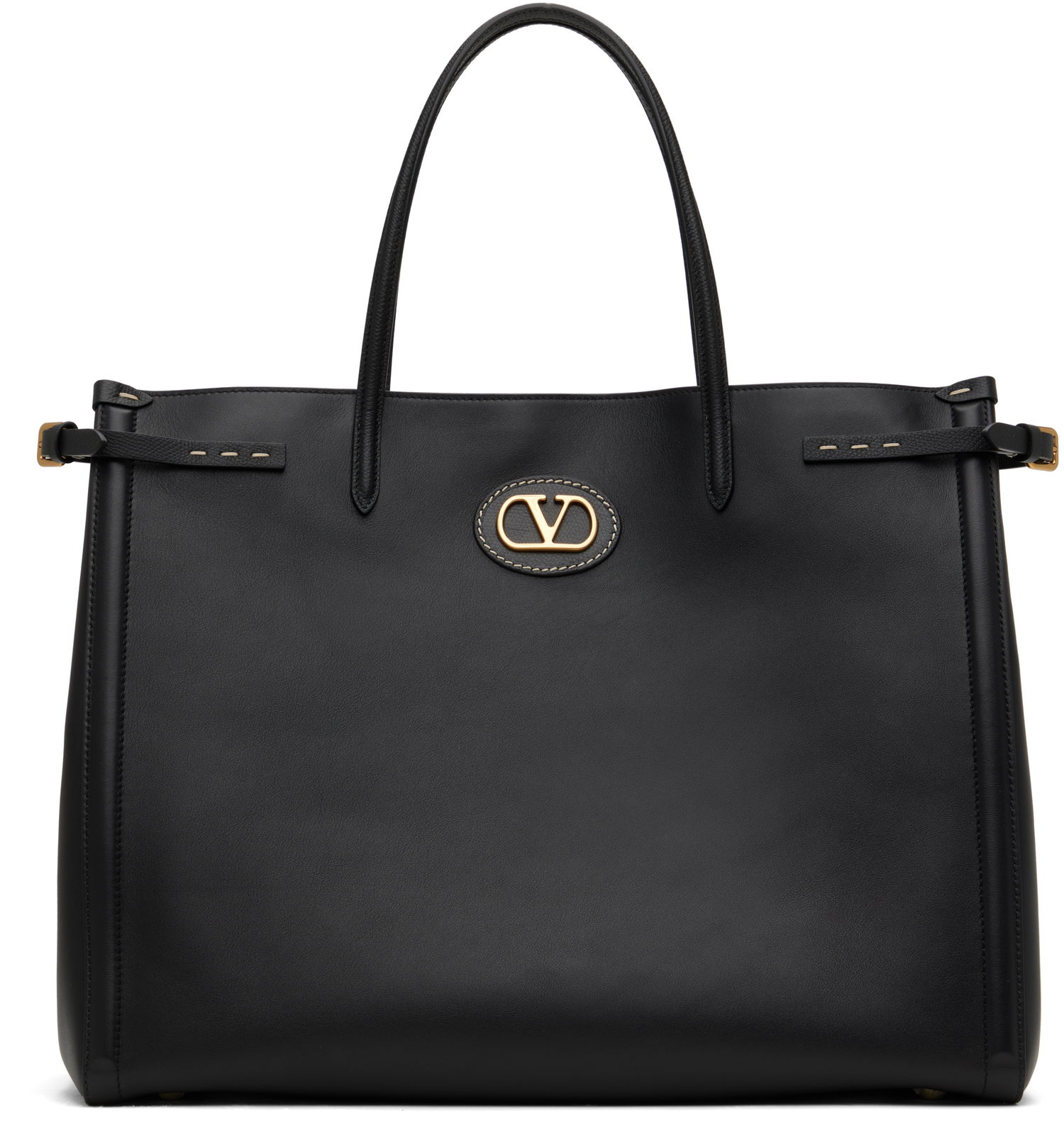 Tote bag Valentino Valentino Garavani Antibes Medium Calfskin Tote Čierna | 6Y2B0D15RBN, 0
