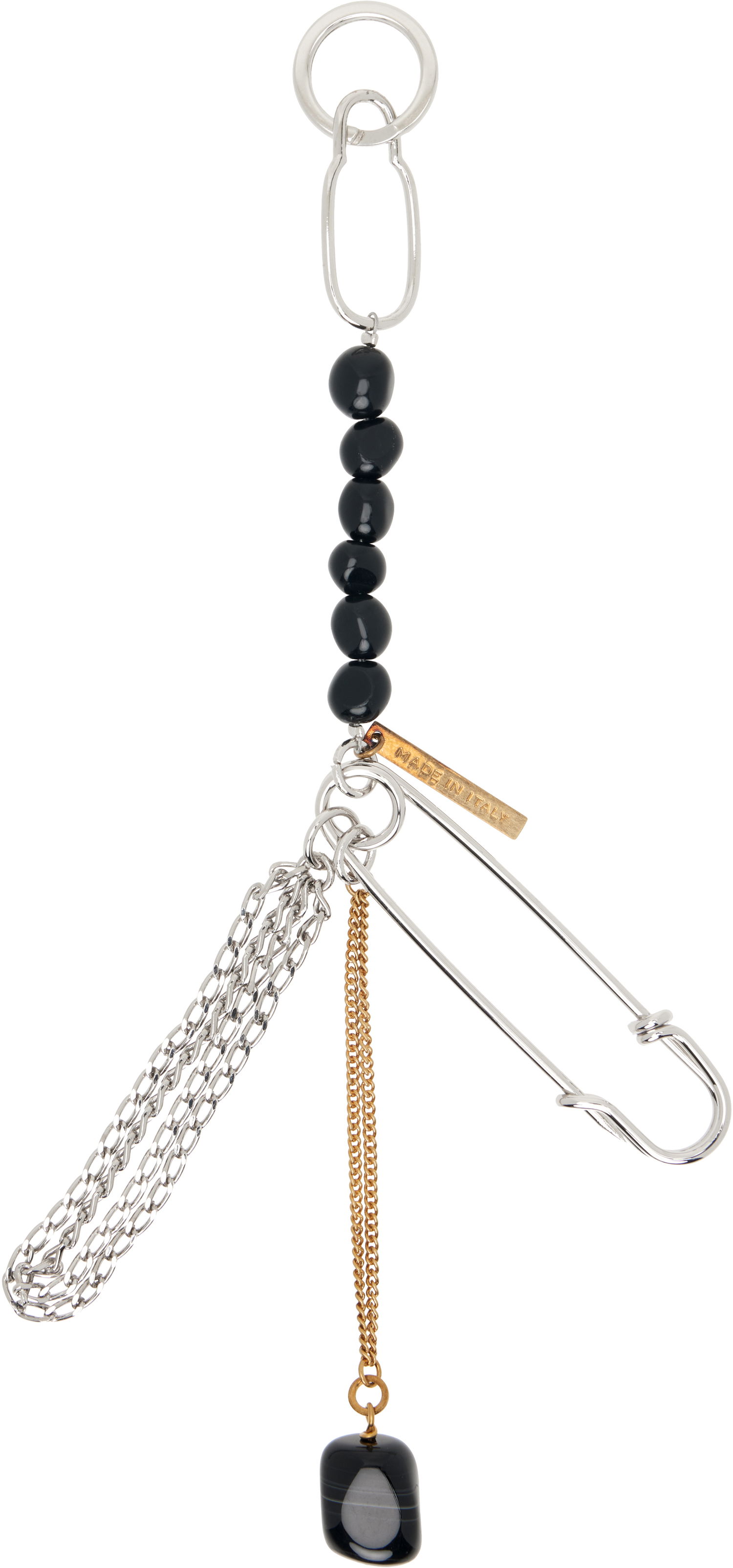 Kľúčenka Dries Van Noten Dries Van Noten Safety Pin Charm Keychain Metalická | 251-028210-092, 1
